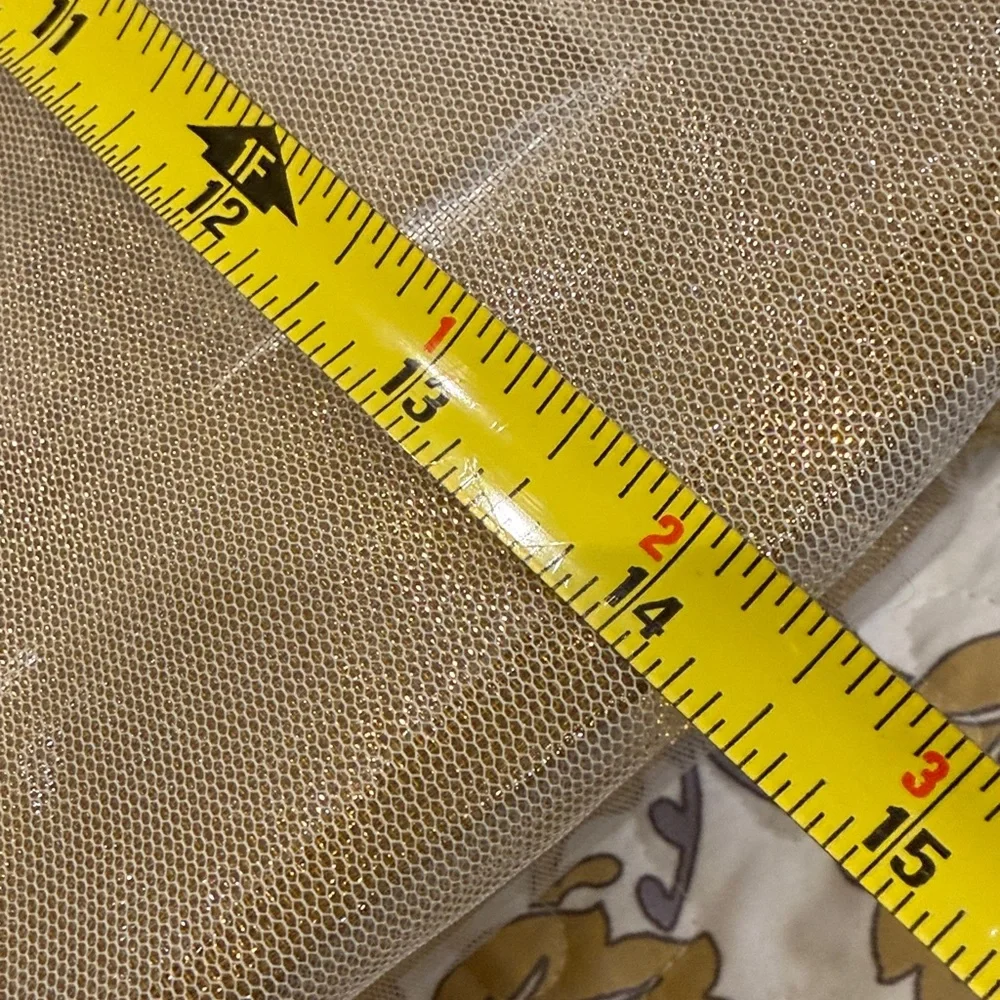 Dior Metallic Gold Star Mesh Tote - Picture 10 of 13